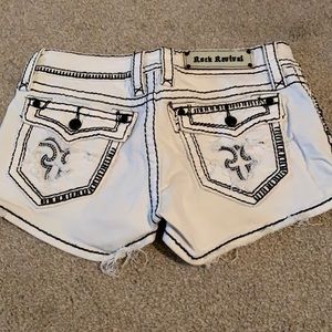 White Rock Revival Shorts w/Black Stitching